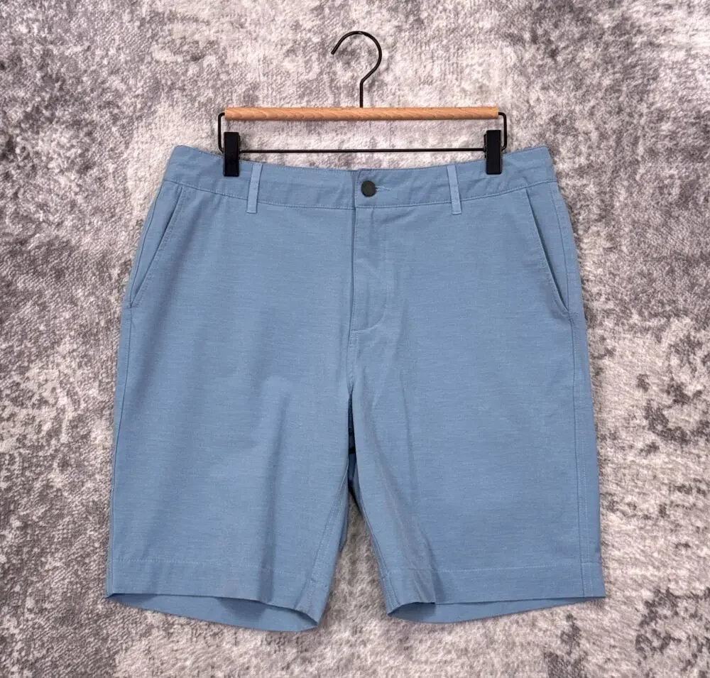 Faherty All Day Shorts 33 Mens Blue 9